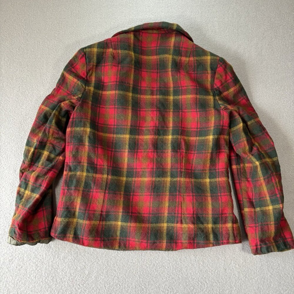 Vintage Highland Queen Plaid Blazer Youth M Wool Tartan Academia Irish Christmas - Picture 9 of 13
